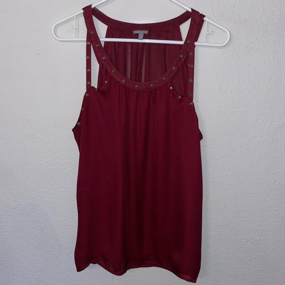 Charlotte Russe top with gold studs